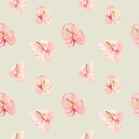 Soft Tropical Blossom Pattern ταπετσαρία