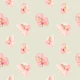 Soft Tropical Blossom Pattern