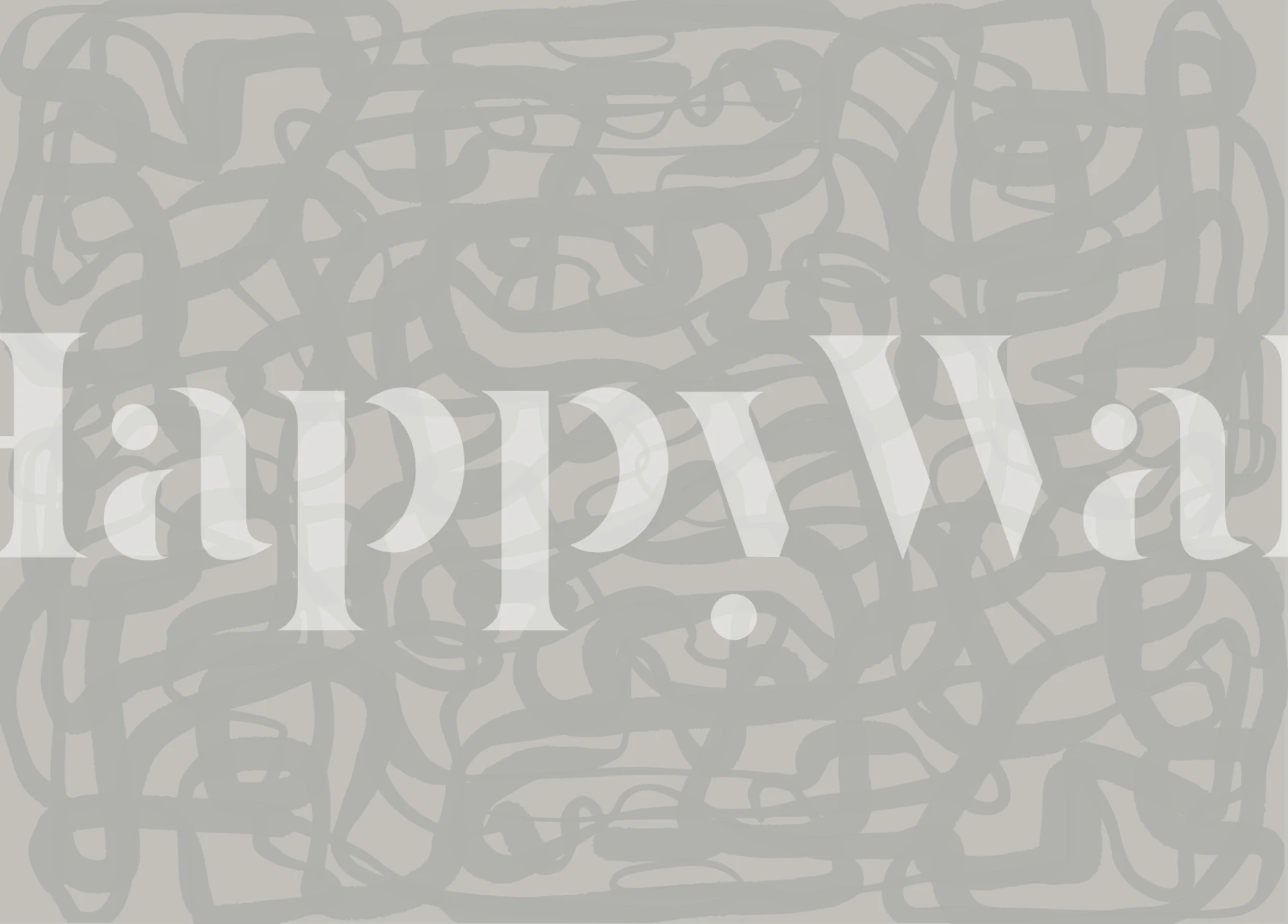 Design de papel de parede Laced Up 5 no quarto