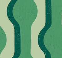 Emerald Green Modern Abstract Shapes Stripes tapetit