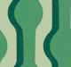 Emerald Green Modern Abstract Shapes Stripes