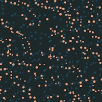 Celestial Blue Polka Dots carta da parati