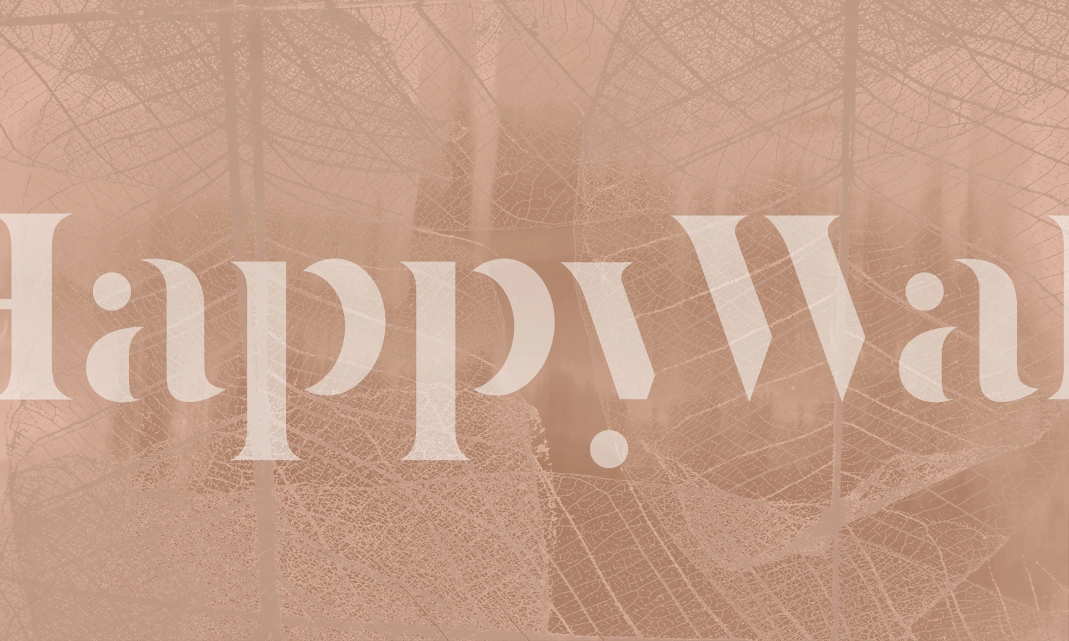 Ethereal Leaf Veil wallpaper displayed in a room