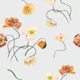 Soft Botanical Blooms Pattern