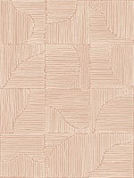 Bohemian Organic Line Check Warm Beige carta da parati