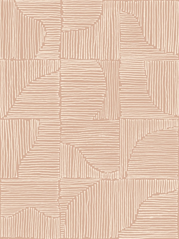 Bohemian Organic Line Check Warm Beige