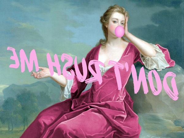 Don't Rush Me Mirrored Design