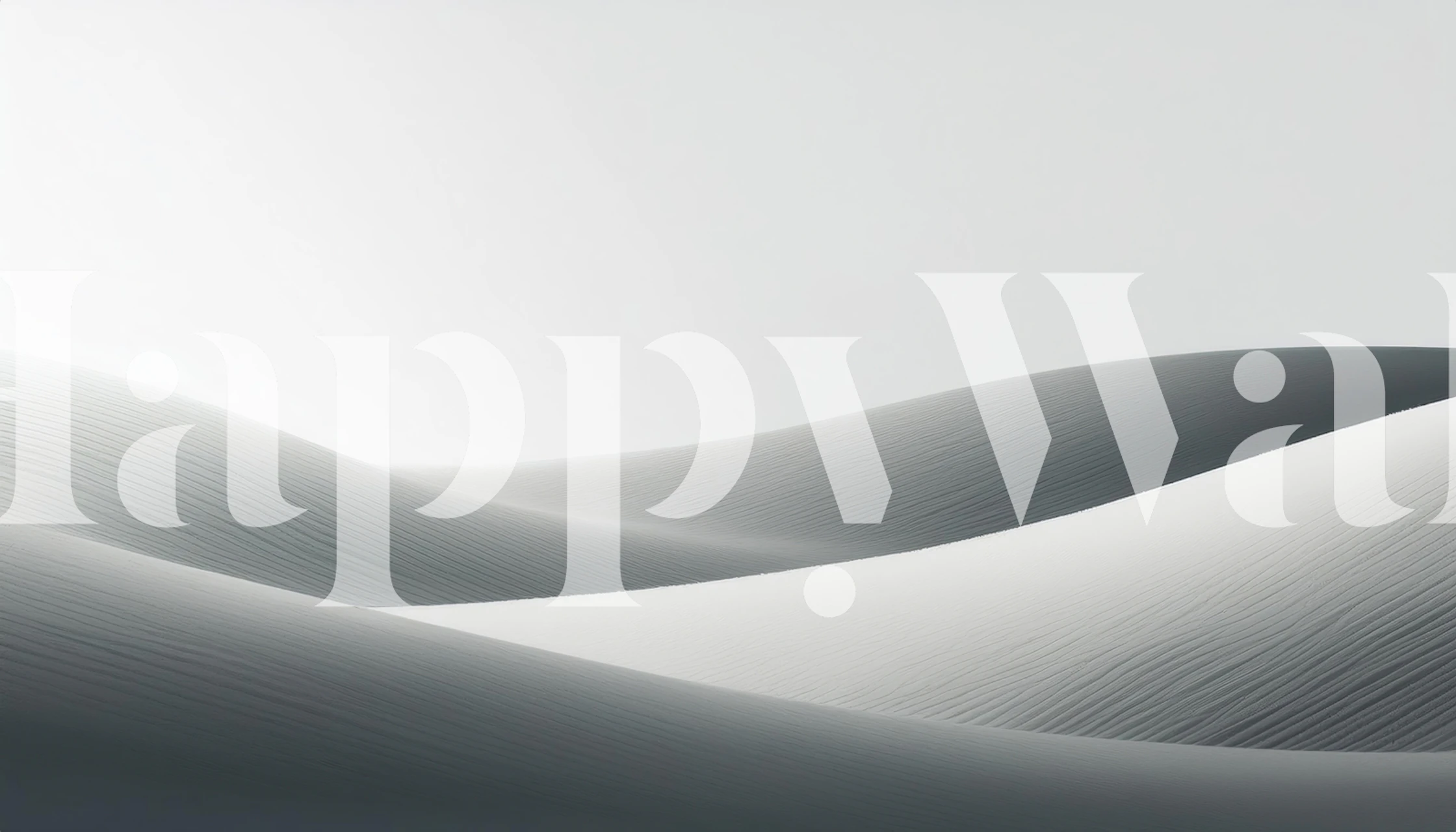 Papel pintado Whispering Sandscape en una habitación