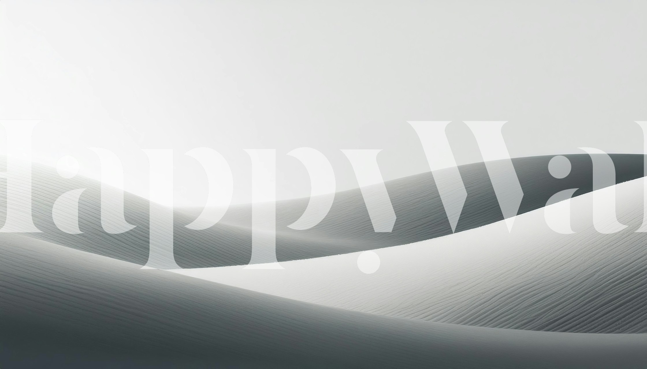 Ταπετσαρία Whispering Sandscape σε ένα δωμάτιο