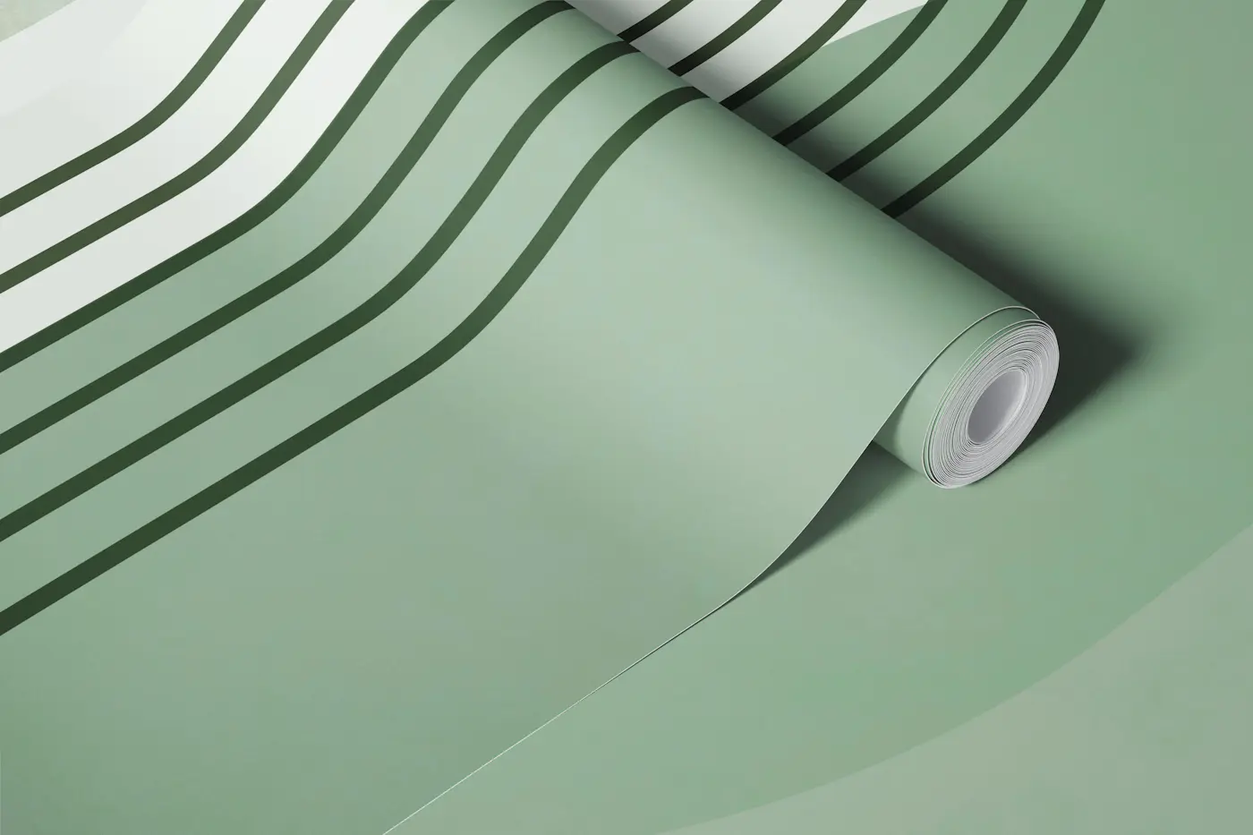 Sage Green Archways wallpaper roll