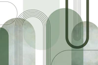 Sage Green Archways papiers peint