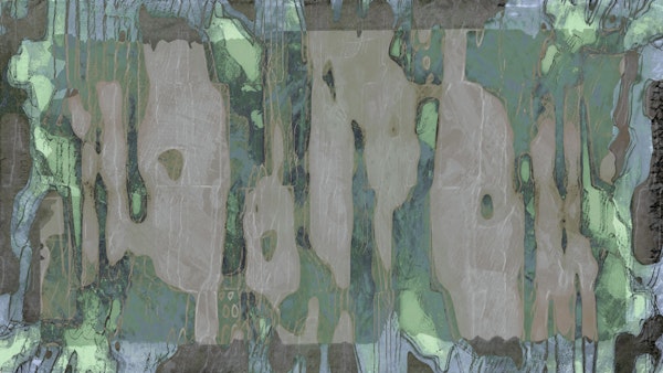 Abstract Green Forest Aura