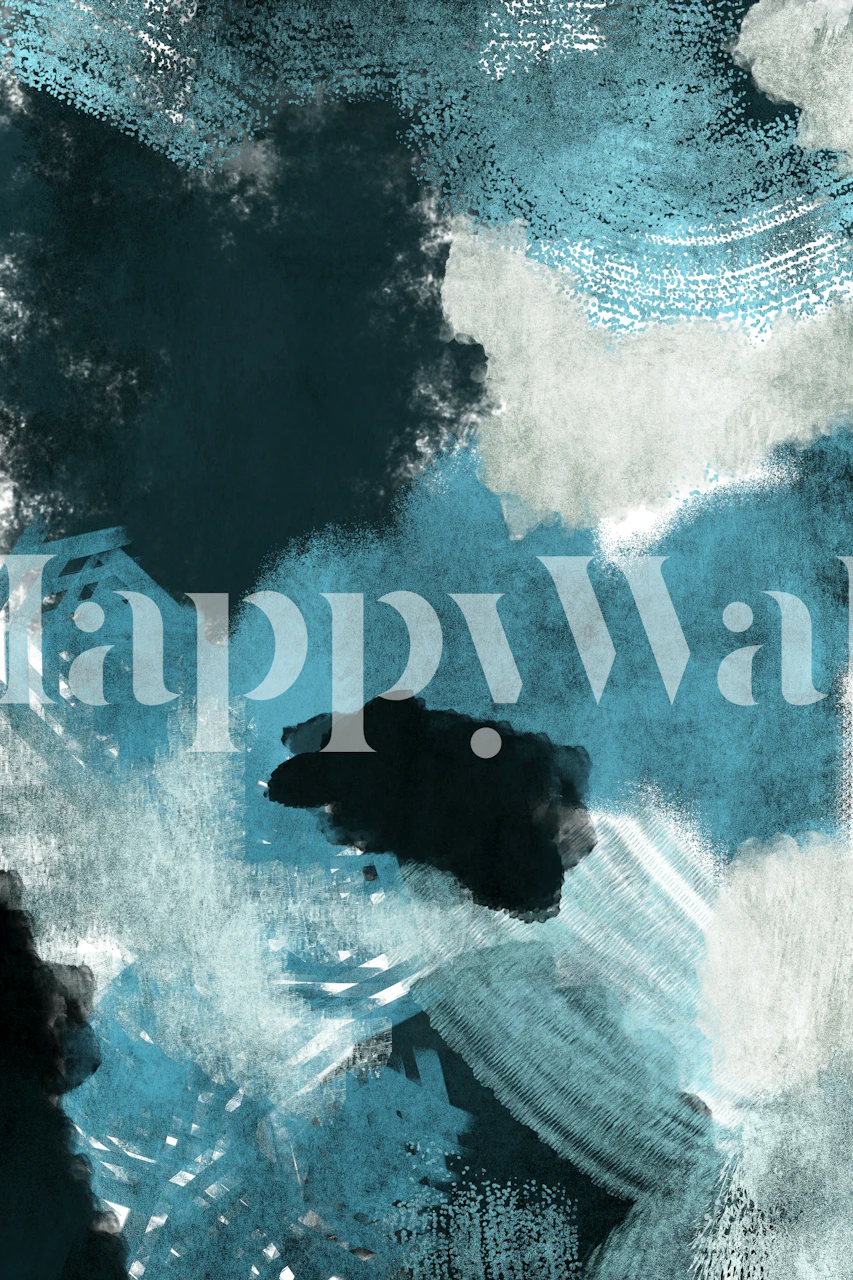 Ocean Mist wallpaper in a stylish room