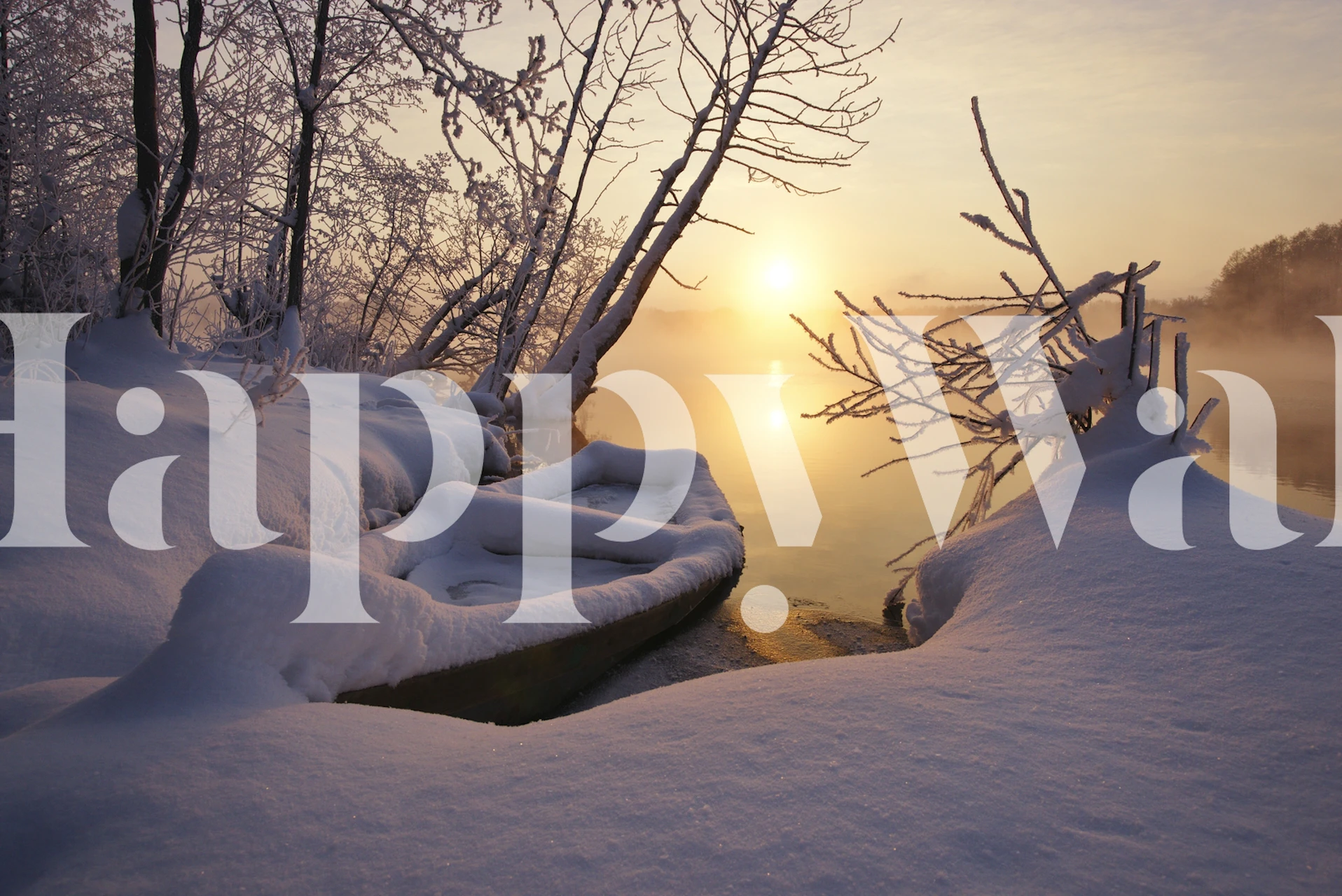 Shatura morning wallpaper in a room