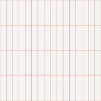 Vertical Grid Pattern - White and Orange papel pintado