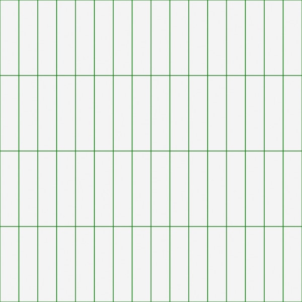 Vertical Grid Pattern - White and Green