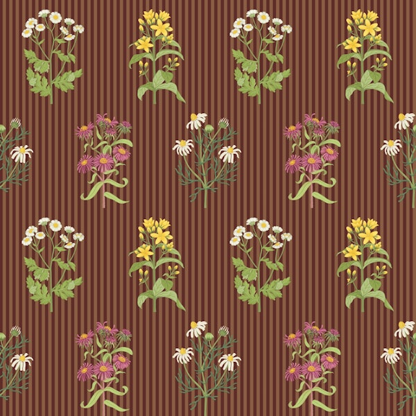 Striped Garden Elegance