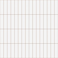 Vertical Grid Pattern - White and Brown carta da parati