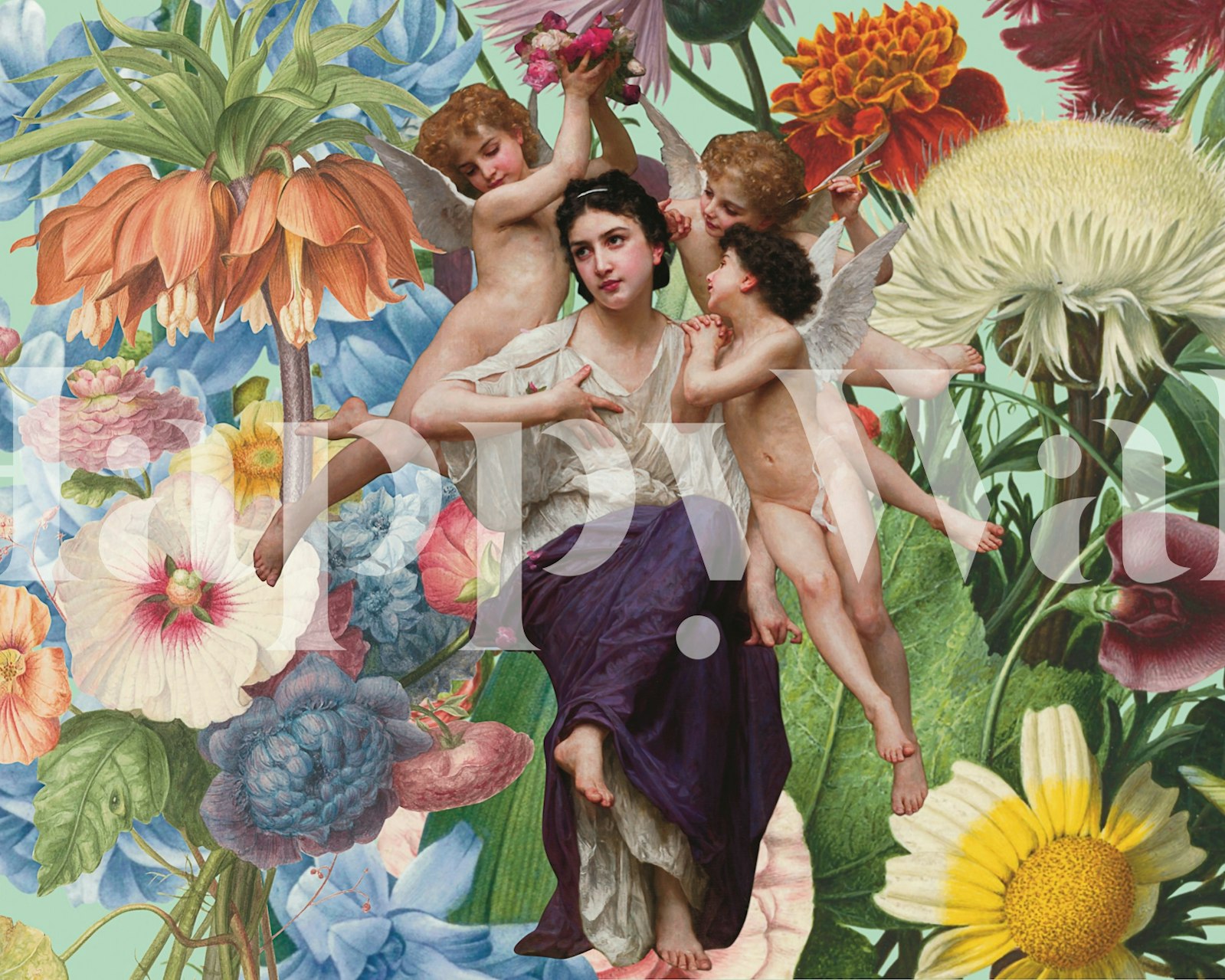 Tapeta Earth Mother v krásně zařízené místnosti