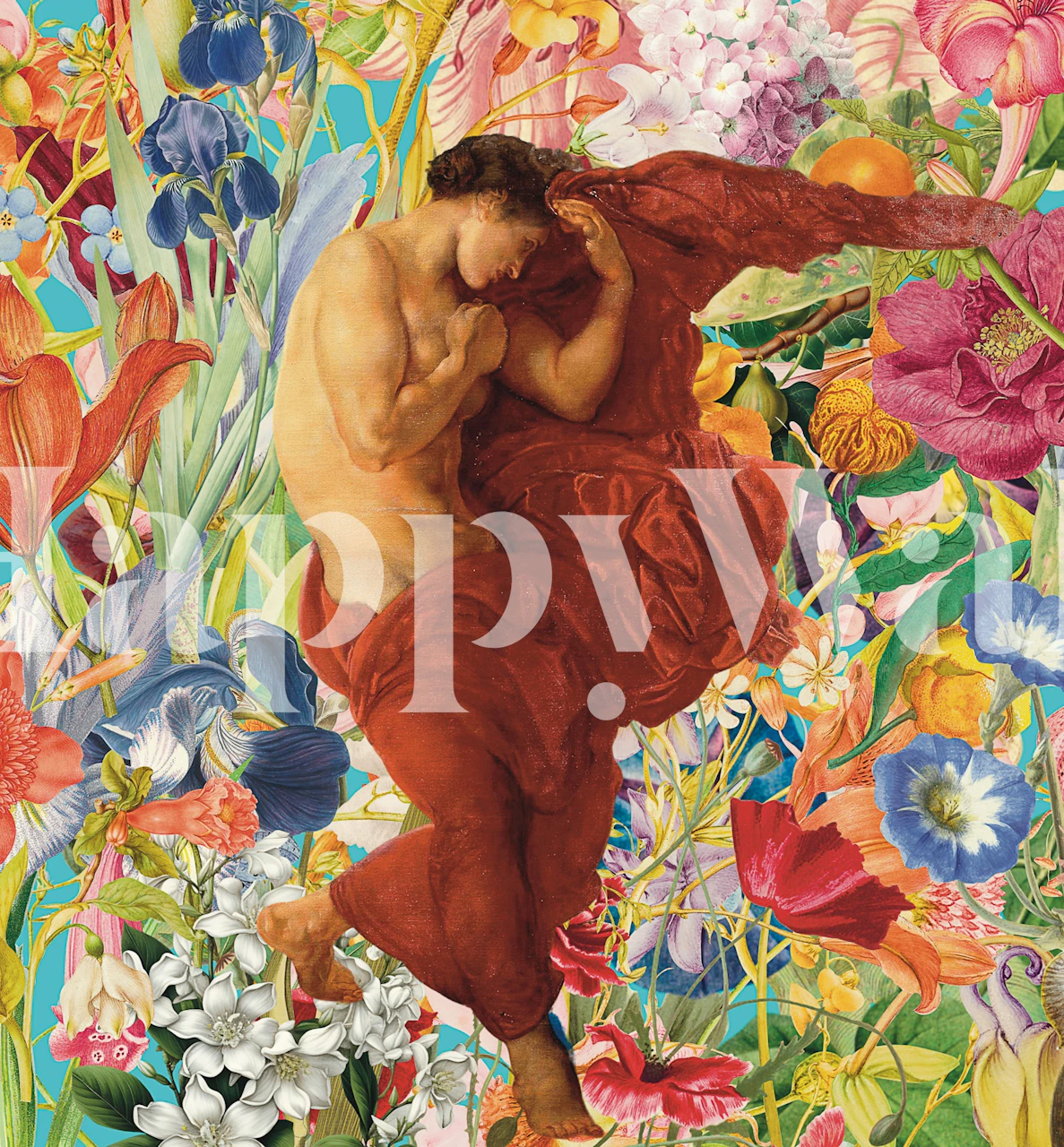 The Tempest wallpaper displayed in a room