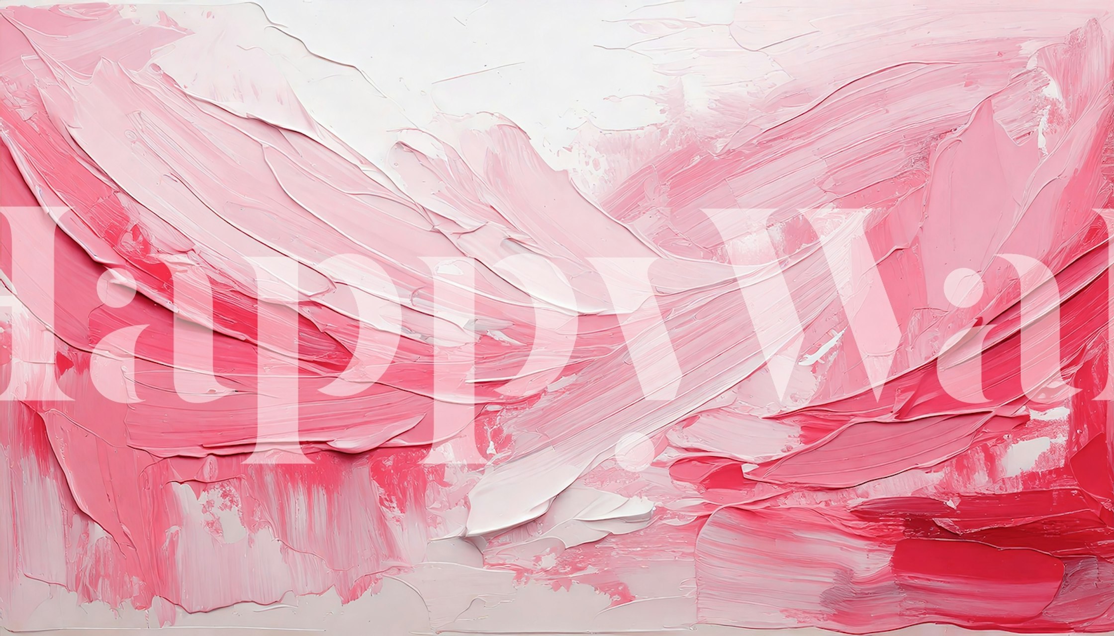 Tapeta Soft Rose Tones Harmony w pokoju