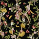 Royal Crowned Monkeys Jungle Vibes Black
