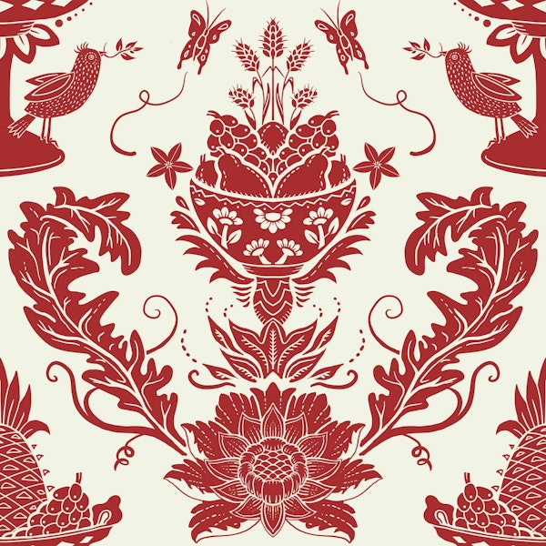 Romantic Harmony in Red