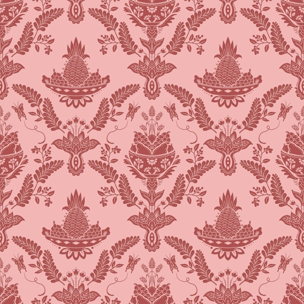 Pink Pineapple Elegance