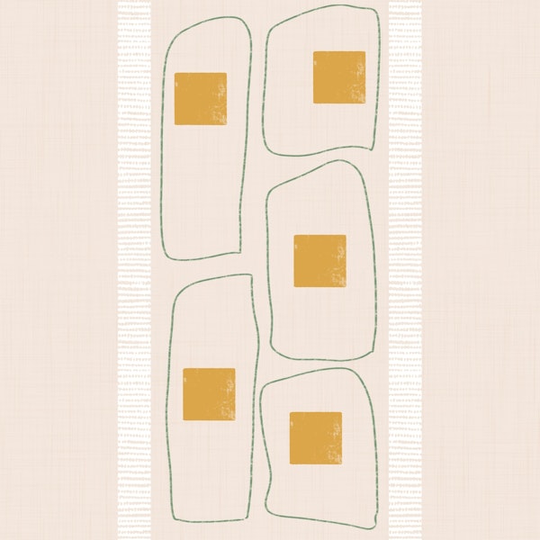 Japandi Frame Lines Eggshell