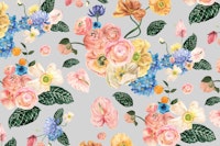 Lush Floral Arrangement tapete