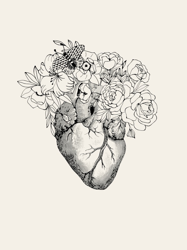 Floral Heart Artwork