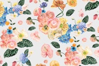 Vibrant Bloom Watercolor tapete