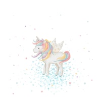 Rainbow Unicorn Bliss tapetit