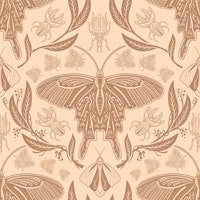 Botanical Insect Charm ταπετσαρία