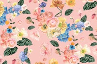 Romantic Garden Flowers tapete