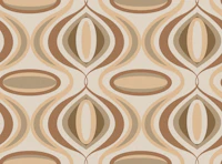 70s Curvilinear Mocha Mousse tapete