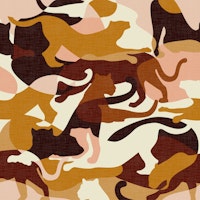 Color Blocking Safari Earth Tones WM papel de parede