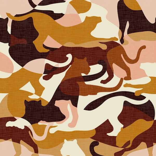 Color Blocking Safari Earth Tones WM