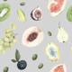 Botanical Fruit Pattern
