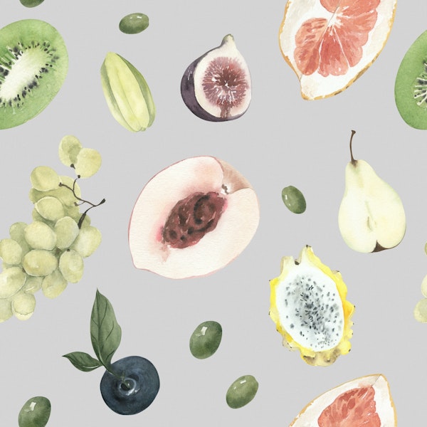 Botanical Fruit Pattern
