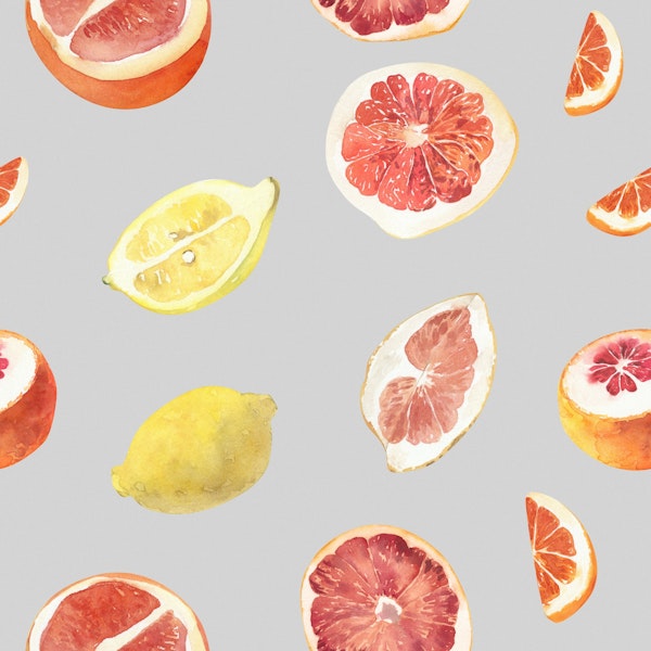 Grapefruit & Lemon Pattern