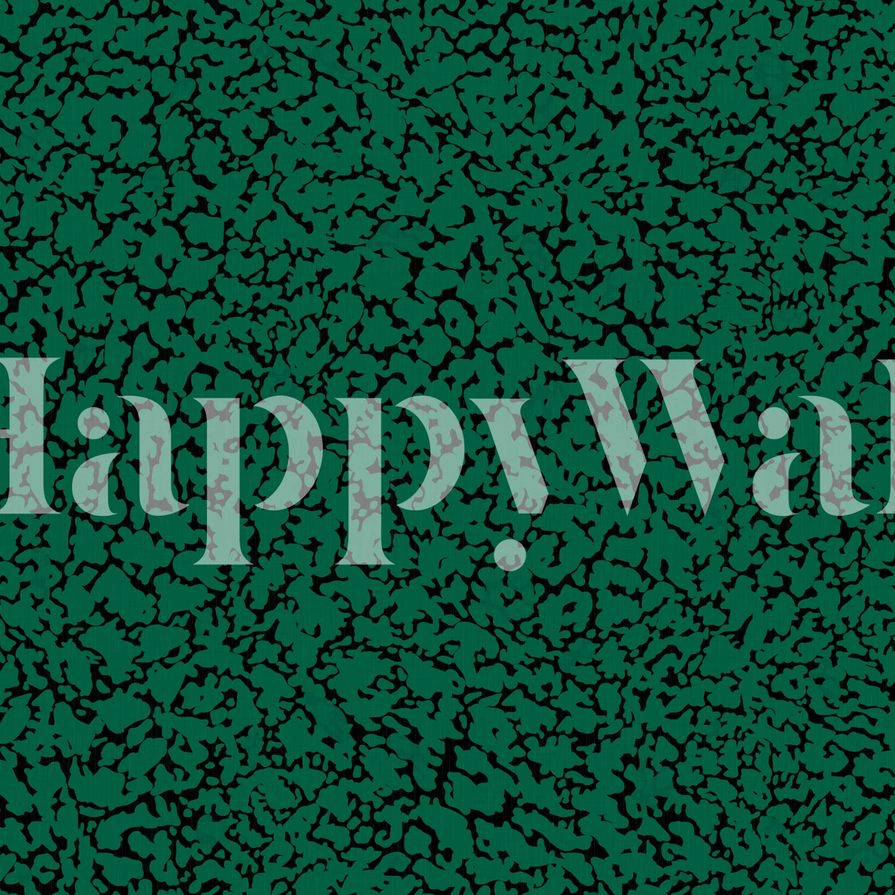 Abstract Dark Green Texture wallpaper in a room