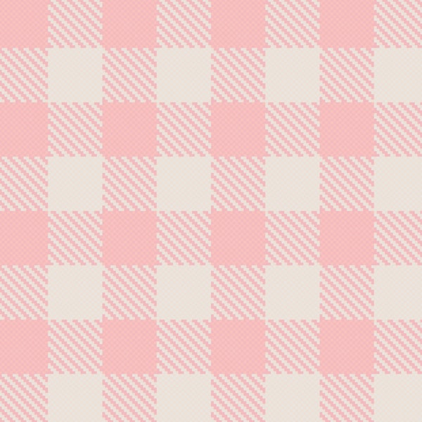 Winter Holiday Checks Cotton Candy WM