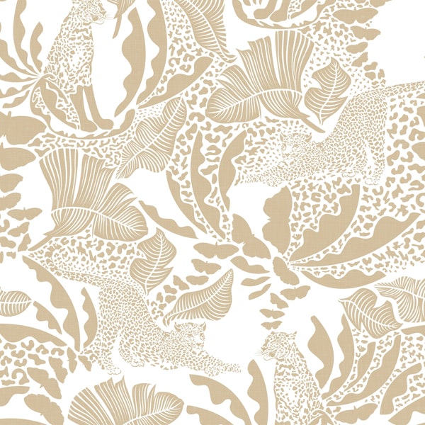 Exotic Tropical Jungle Light Beige WM