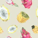 Vibrant Tropical Fruit Pattern