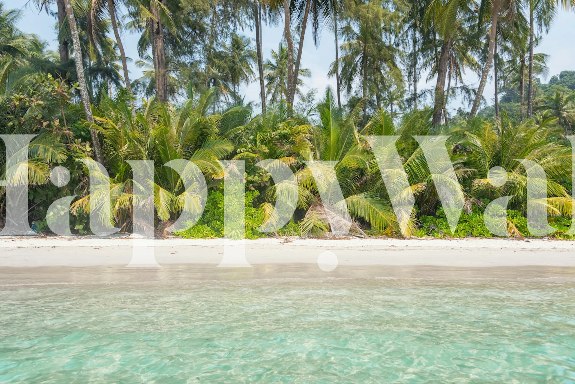 Tropical Beach Serenity tapetdesign