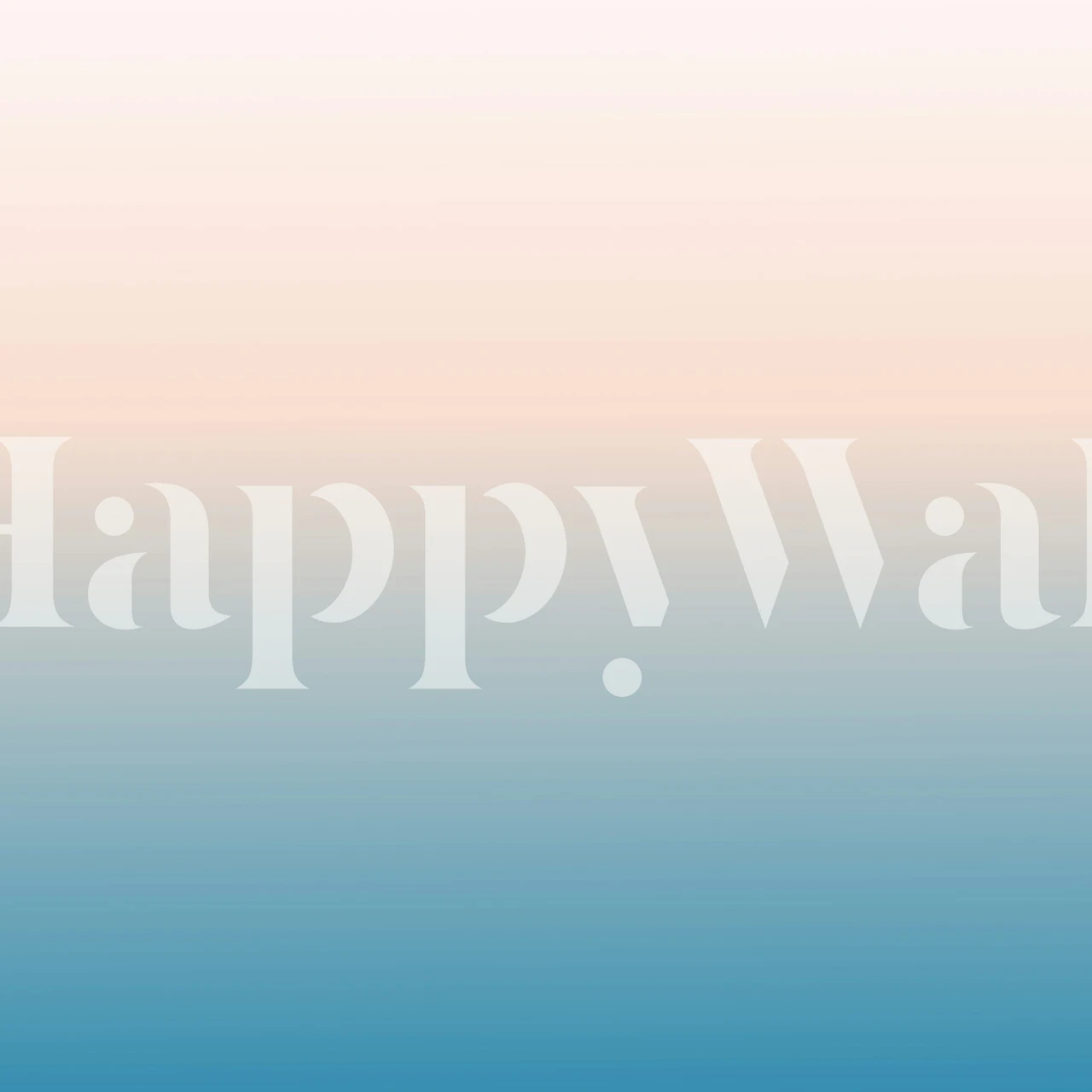 Gradient wallpaper featuring soft blue and peach hues