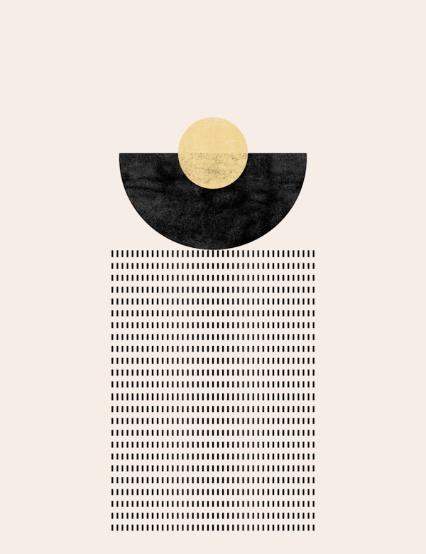 Geometric Sunrise Design