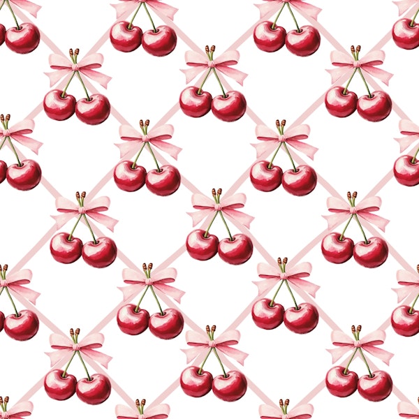 Pink Cherry Bows Bliss