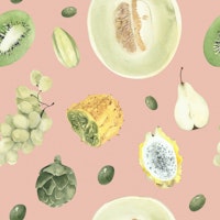 Fresh Honeydew & Kiwano Pattern papiers peint